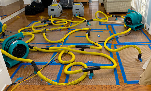 Professional Crawl Space Water Removal technician working in Union City, OH